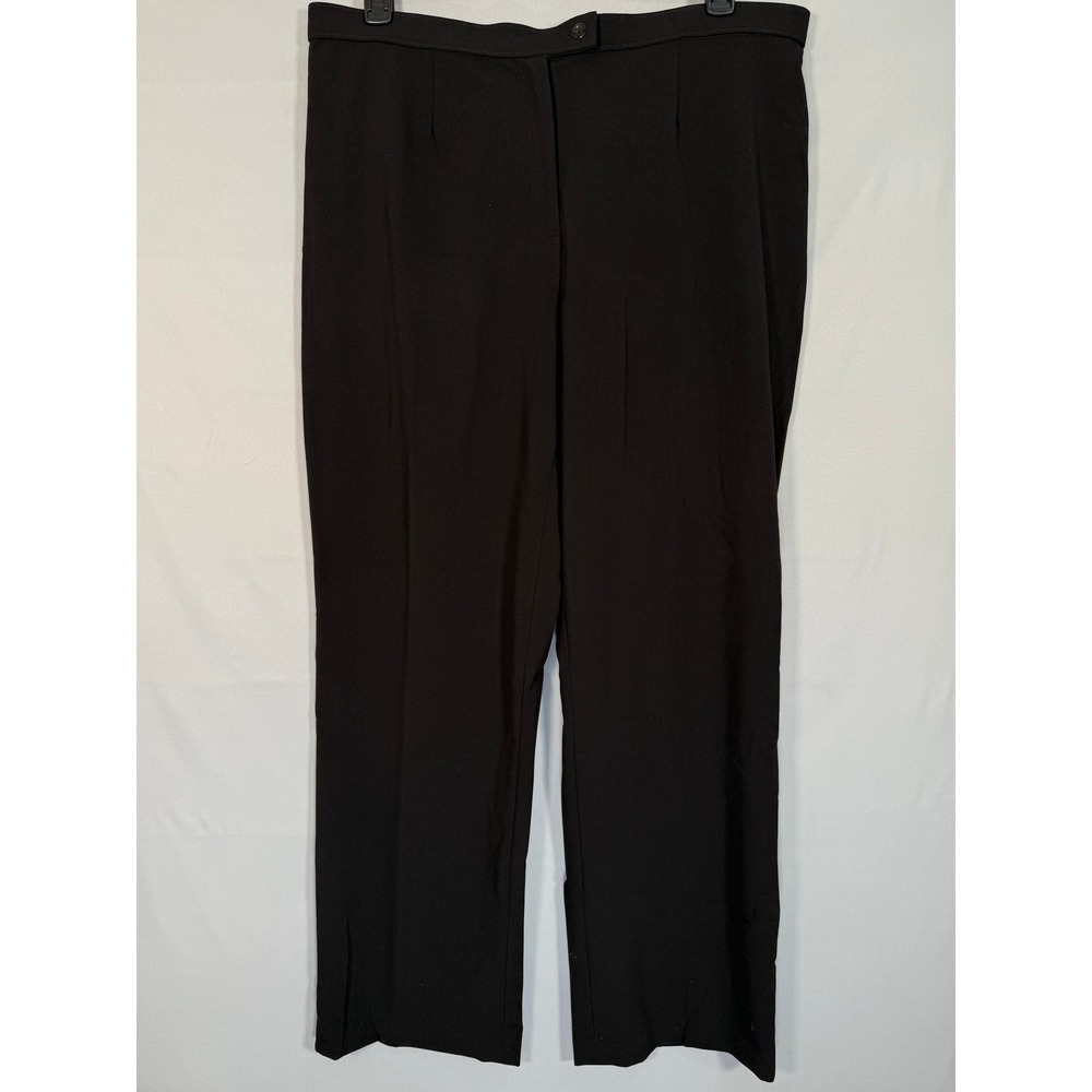 East 5th Woman NWT Black Dress Pant 18W High Rise Straight Leg Business Trousers